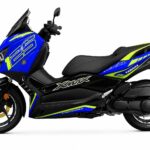 YAMAHA XMAX AZUL Y AMARILLA
